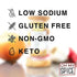 Zesty Ranch Low Sodium Keto Seasoning by Oh My Spice | 0 Calories, 0 Carbs, 0 Sugar, Gluten Free, Paleo, Non GMO, No MSG No Preservatives | Gourmet Healthy Seasonings for Cooking & Flavor Dressing Mix