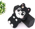 YONOCOSTA Cute iPhone SE 2022 Case, iPhone SE 2020 Case, iPhone 7 Case, iPhone 8 Cases, Funny Kawaii Big Eye Black Cat Kitty 3D Cartoon Animal Soft Silicone Full Protection Case for Girls Kids Women