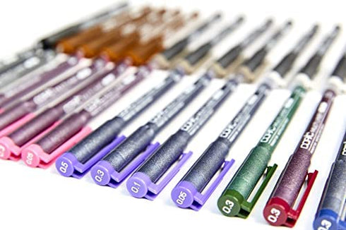 Copic Markers MLA2 Multiliner Inking Pen, Set A-2,Black