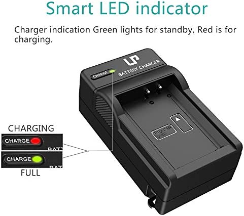 LP-E10 Battery Charger, LP Charger Compatible with Canon EOS Rebel T7, T6, T5, T3, T100, 4000D, 3000D, 2000D, 1500D, 1300D, 1200D, 1100D & More (Not for T3i T5i T6i T6s T7i)