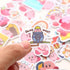 40Pcs/Pack Lovely Cartoon Kirby Star Stickers for Suitcase Skateboard Laptop Luggage Fridge Phone Car DIY Decal Sticker Toys
