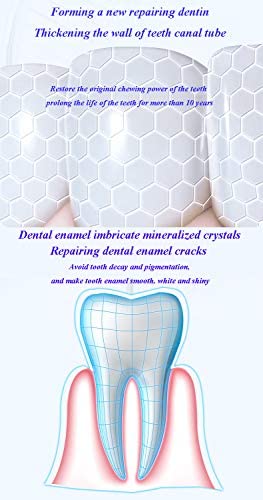 CAREDO Healing Teeth Crack Toothpaste, The ONLY Toothpaste Repairing Cracked Teeth Enamel Cracks, Cure Tooth Sensitivity, Root Damage Teeth Displacement Treatment, Remove Pigment in Crack 100g 1 Count