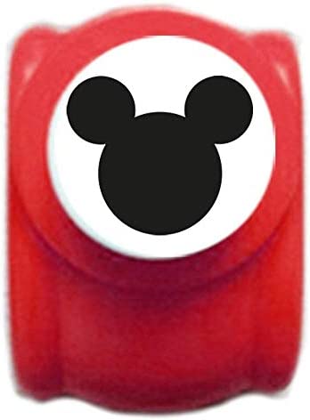 Small and Large Disney Craft Paper Punches of Mickey Mouse Logo (2 Punches) (Japan Import)
