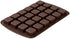 Wilton Bite-Size Brownie Squares Silicone Mold, 24-Cavity