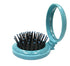 Louise Maelys Colorful Folding Hair Brush with Mirror Pop up Hair Comb for Purse Mini Pocket Hair Brush 4 piece