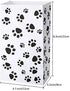 36 Pack Dog Paw Print Gift Bags Dog Paw Print Treat Bags, Paw Print Gift Bags Dog Party Favors Paper Paw Print Goodie Bags Dog Gift Bags Cat Treat Bags for Puppy Pet Treat Party Favor(White Black)