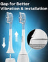 Ofashu Replacement Toothbrush Heads for Philips Sonicare DiamondClean C1 C2 C3 G3 W3 4100 5100 HX9044 HX9024, White, 8 Packs Sonic Electric Brush Refill Head