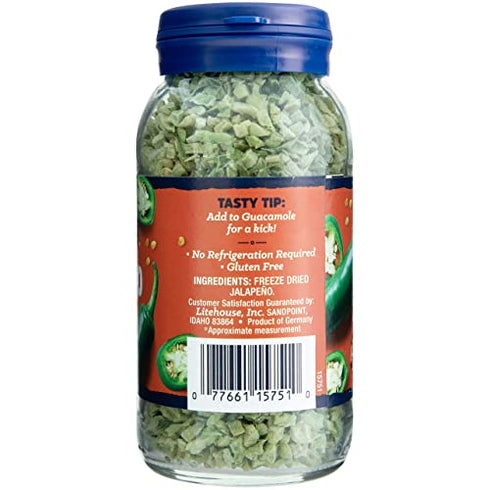 Litehouse Freeze Dried Green Jalapeno Herb, 0.39 Ounce
