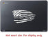 UR Impressions Tattered American Flag - We The People Decal Sticker Vinyl Graphics for Cars Trucks SUV Motorcycles Windows|White|7.5 X 4.2 inch|URI608