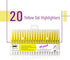 Mr. Pen- Gel Highlighters, Bible Highlighter, Pack of 20, No Bleed Highlighter, Yellow Highlighters, Dry Highlighter, Bible Study Highlighter, Bible Journaling Supplies, Bible Markers for Tabs