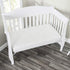 Everyday Kids 2-Pack Fitted Crib Sheets, 100% Soft Breathable Microfiber Baby Sheet, Fits Standard Size Crib Mattress 28in x 52in, White Nursery Sheet and Beige Nursery Sheet
