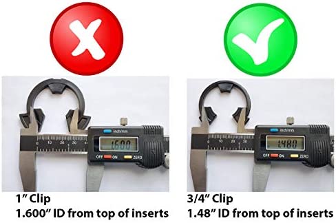 7337563, WS60X10004, 1205500, 7116713, 1205500, 7116713, Compatible with Kenmore, GE Water Softener Replacement Clip