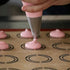 Kasmoire 9 Pcs Round Piping Tip ,Macaron Piping Tip ,Cake and Cookie Decorating Plain Tube Set