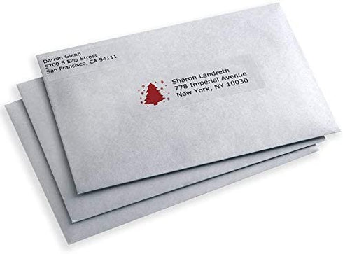 Avery 6521 Glossy Crystal Clear Address Labels for Laser & Inkjet Printers, 1" x 2-5/8", 300 Labels