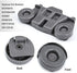 1 YEAR WARRANTY W10195416 W10195416V Dishwasher Wheels Lower Dish Rack Wheel Assembly - Compatible with Kenmore, Kitchenaid, Whirlpool Dishwasher Wheels, Perfect Replace W10195418, W10195416VP 4 PACKS