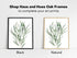 HAUS AND HUES Botanical Plant Wall Art Prints - Set of 4 Plant Wall Decor Prints, Floral Kitchen Plant Pictures, Flower Leaves Wall Art, Boho Leaf Eucalyptus Wall Décor