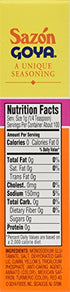 Goya Sazón Seasoning With Azafran, 3.52 Oz Box