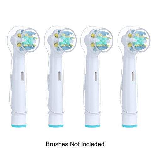 6 Pack Cover for Protecting Oral-B Replacement Brush Heads Electric Toothbrush | Convenient for Travel and More Sanitary to Keep Germs Dust Away for Better Health by HSYTEK