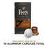 Peet's Coffee, Dark Roast Espresso Pods Compatible with Nespresso Original Machine, Ristretto Intensity 10, 10 Count (1 Box of 10 Espresso Capsules), Coffee Gifts