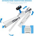 ACEHE Selfie Stick for iPhone Wireless Bluetooth Tripod Selfie Stick with LED Light Detachable Remote 360 Rotation Compatible with iPhone 13/13 Pro/12/11/XR/X/Pro Max/Mini, Android Smartphone -White