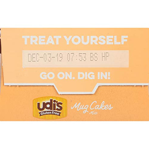 Udi's Gluten Free Cinnamon Coffee Cake Mug Cake Mix, 8.4 oz. 4-Count