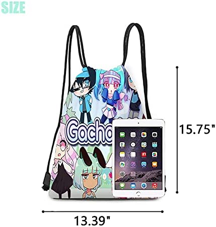 Gacha Life Set Backpack Bag Stickers Keychain Phone Holder Pins Poster Pillow Case (A)