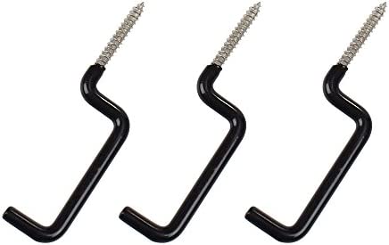 Archery Bow Hook Real Tree Stand Bow Hangers Bow Gear Holder Outdoor Hunting Accessory Black(10 pcs/Pack