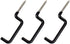 Archery Bow Hook Real Tree Stand Bow Hangers Bow Gear Holder Outdoor Hunting Accessory Black(10 pcs/Pack