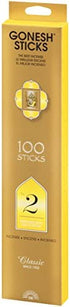 Gonesh Collection #2 – 100 Stick Pack-Classic Incense Count