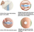 Freestyle Sensor Covers for Libre 1/2/3, 55 Pack Waterproof Adhesive Patches,Transparent Tape Long Lasting-Without Hole-HECHUAN