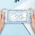 DLseego Switch Lite Skin Pretty Pattern Full Wrap Skin Protective Film Sticker Compatible with Nintendo Switch Lite-- Blue Dog