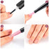 5 Pieces Pumice Stone Nail File Double-Headed Nail Polishing Pen Stick Cuticle Remover Trimmer Buffer Pedicure Pen Nail Art Care Tool for Household Beauty Salon Peeling Dead Skin Repairing