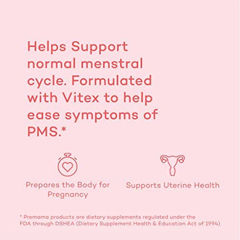 Premama Hormone Balance for Women, Berry Flavored Drink Mix, Irregular Cycles, PMS & Menopause, Chasteberry, Magnesium, 28 Servings