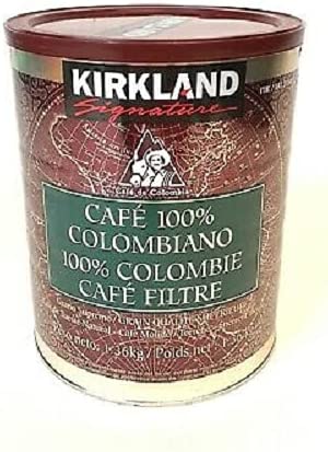 Signature 100% Colombian Coffee Supremo Bean Dark Roast-Fine Grind, 3 Pound