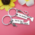 Couple Keychain Gift I'm Hooked on You You're My Best Catch Keychain His and Hers Jewelry Keychain Set Gift for Dad Couples Boyfriend Girlfriend Christmas Gift Valentine's Gift Anniversary Keychain Gift