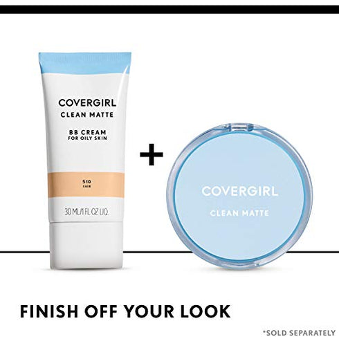 COVERGIRL Clean Matte BB Cream Medium/Deep 550 For Oily Skin, (packaging may vary) - 1 Fl Oz (1 Count)