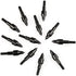 Wanty 12 PCS Screw in Archery Bullet Points for Arrows,Crossbows Practice Points for Crossbow Arrows,100 Grain Each (Black)