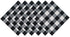ARKSU Buffalo Plaid Napkin 12X12inch,Set of 10,Black and White Check Napkin for Christmas,Thanksgiving Decor