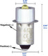 LudoPam Conversion Upgrade LED Bulb for 3 4 5 6 Cell C/D Maglite Flashlight