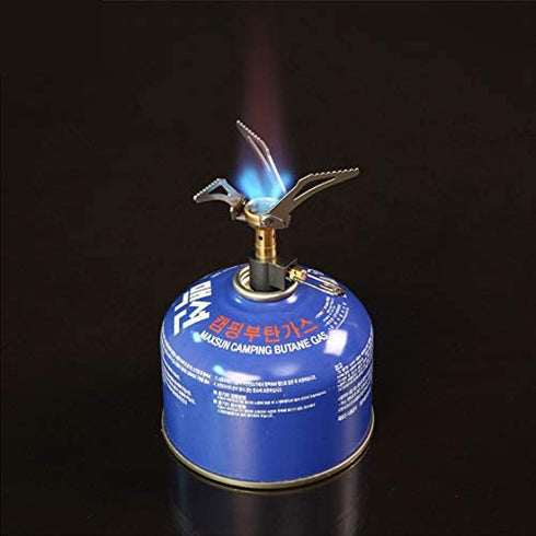 DESERT & FOX Ultralight Mini Camping Stove, Titanium Alloy Automatic Foldable Outdoor Cookware Tool for Picnic, Cookout, Camping, Hiking