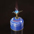 DESERT & FOX Ultralight Mini Camping Stove, Titanium Alloy Automatic Foldable Outdoor Cookware Tool for Picnic, Cookout, Camping, Hiking