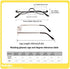 KoKoBin Half Reading Glasses - 2 Pairs Half Rim Metal Frame Glasses Spring Hinge Readers for Men and Women, Black+Gold 3.00