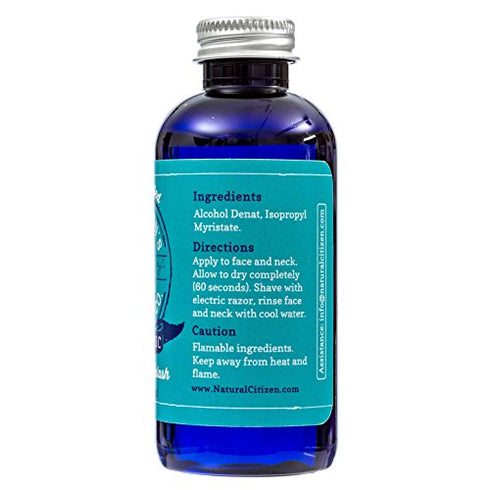 Electric Pre-Shave Splash - Unscented - 4 Oz Bottle