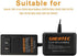 Shentec 18V Li-ion Battery Charger Compatible with Hitachi 18V 339782 BSL1830C BSL1815X BSL1815S BSL1830 330139 330557 Li-ion Slide Style Battery