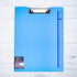 Foldable Clipboard, Enclosed Clipboards Folio,360 Degree Flip Folio Clipfolio,Closing Clipboard Padfolio, Used for Nurse Clipboard and Office Arch Clipboard,Colorful Covered Clipboard. (Blue, Upper)