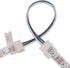 BTF-LIGHTING 10PCS 3Pin 10mm Wide Dual End with 15cm Long Cable LED Strip Solderless DIY Connector Adapter Conductor for WS2811 WS2812B SK6812 LED Flexible Strip Light