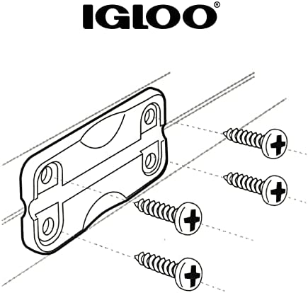 Igloo Cooler Plastic Hinges for Ice Chests (Set of 3)