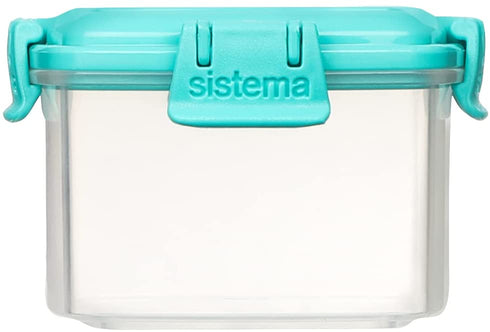 Sistema To Go Collection Mini Knick Knack Snack Container, 2.09 oz./62 mL, Pink/Green/Blue/Purple, 4 Count