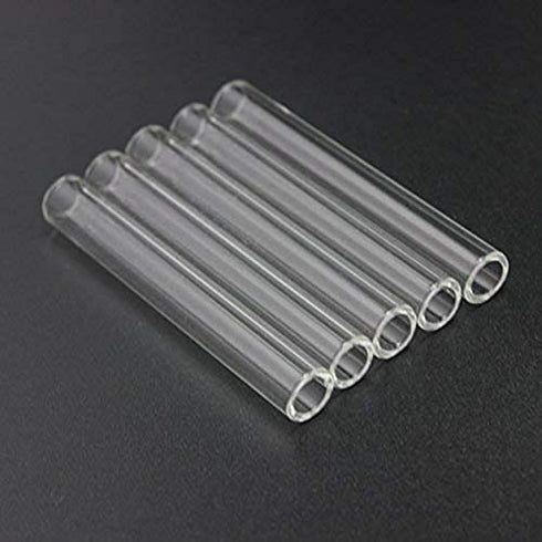 4 inch Long 5 Piece Pyrex Glass Tubes 12 mm OD 1.5 mm Thick Wall Tubing Borosilicate Blowing Tubes