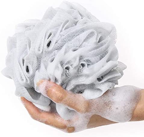 4 Pieces Bath Loofahs Body Puffs for Shower, 60g/pcs Shower Sponges Loofah Sponges Exfoliating